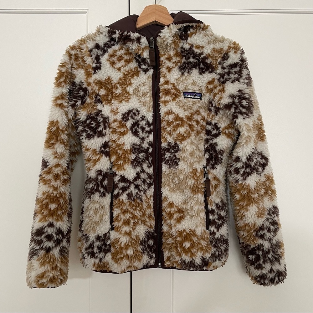 Patagonia Rare Retro X Cardigan Fleece Jacket in Slipstream Java Brown - Picture 2 of 8